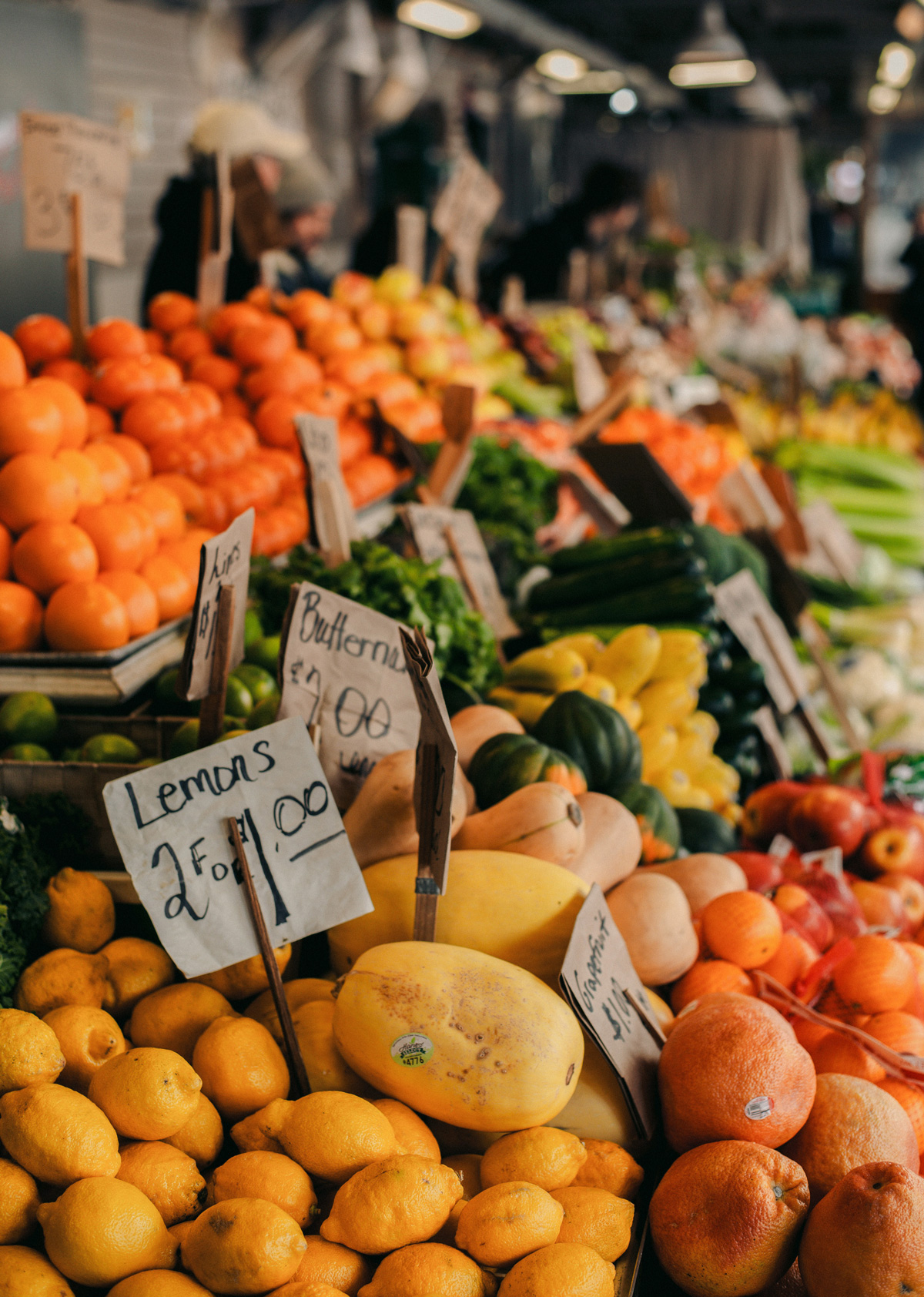 Local grocery store selling fruits and vegetables near CORE Rego NYC luxury apartments in Rego Park.